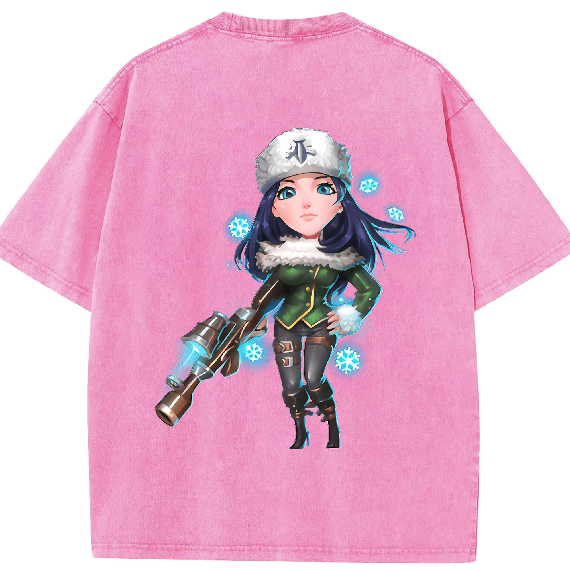 リーグ・オブ・レジェンド League of Legends LOL 綿100% ヴィンテージ風 半袖Tシャツ（背面プリント）